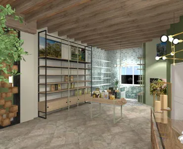 Progetto Arredo per Frantoio - Lago di Garda -
